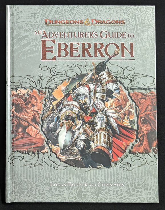 D&D 4th ED 4E An Adventurer's Guide to Eberron HC Dungeons & Dragons WOC 21723