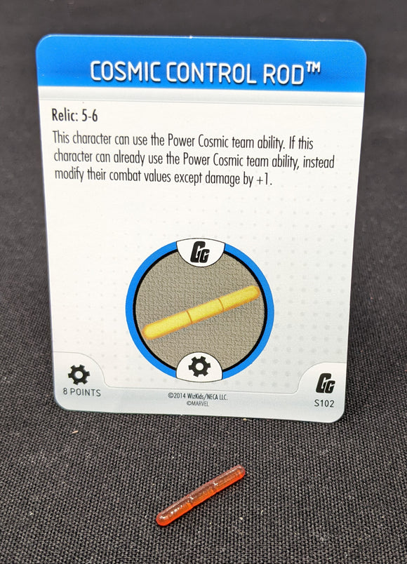 Heroclix Cosmic Control Rod #S102 (Guardians of the Galaxy)