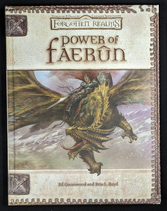 D&D 3rd ED Forgotten Realms Power of Faerun HC WOC 95366 3.0 3.5
