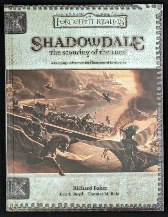 D&D 3rd ED Forgotten Realms Shadowdale Scouring of the Land HC WOC 95569 3.0 3.5