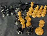 Jaques of London Staunton 1860 3.5" Anderssen Dropjaw Chess Set vintage