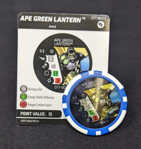 Heroclix Ape Green Lantern / Ape Batman #D17-B003 / #D17-B004 (Bystander Token)