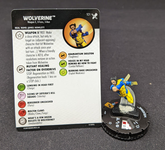Heroclix Wolverine #101 Regenesis